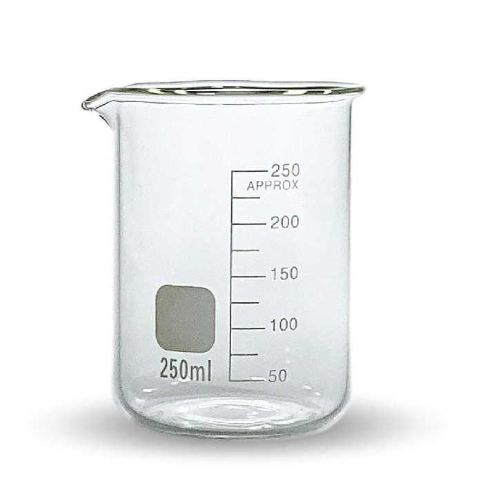 بشر 250 سی سی شیشه ای پیرکس آزمایشگاهی 