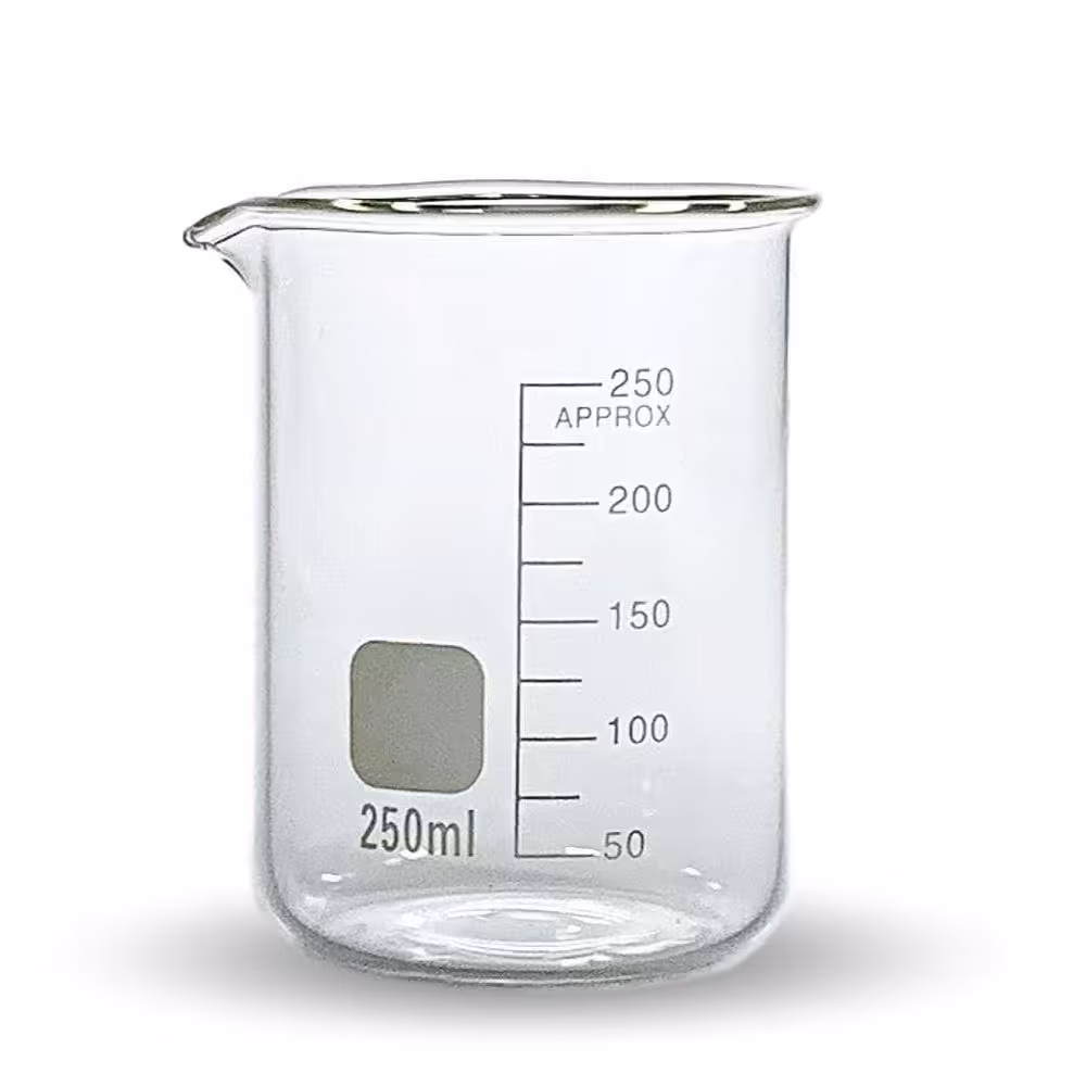 بشر 250 سی سی شیشه ای پیرکس آزمایشگاهی 