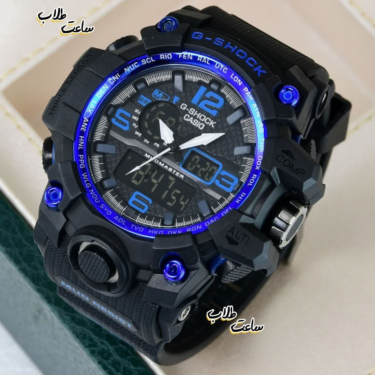 ساعت طرح جی شاک  مردانه و پسرانه دیجیتال   G-Shock مشکی