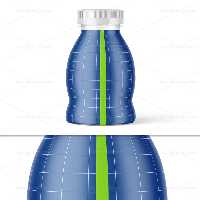 موکاپ بطری آب کوچک | گرافیک با طعم تربچه