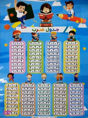 کتاب جدول ضرب اثر جمعی از نویسندگان انتشارات اندیشه کهن پرداز