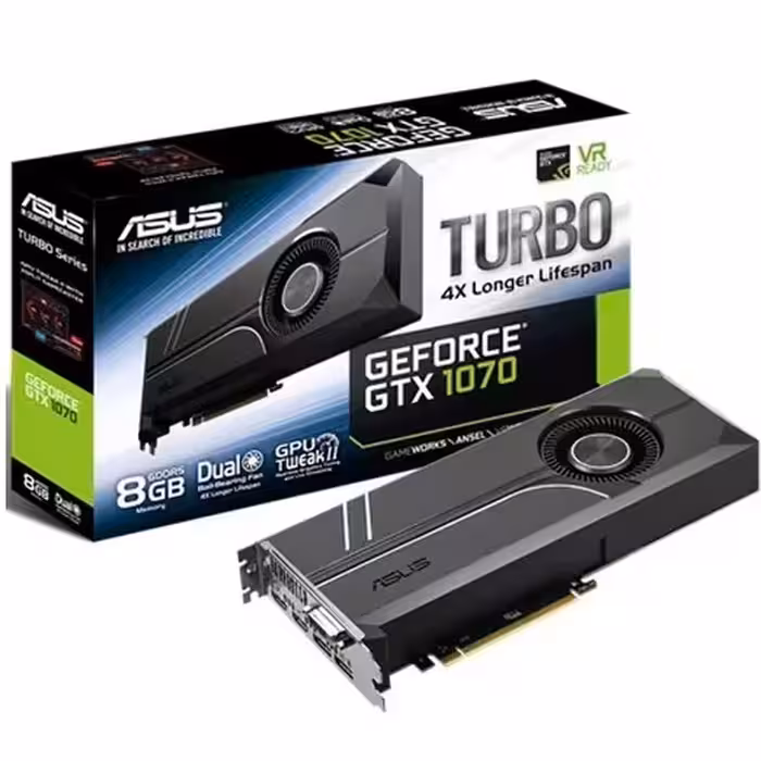کارت گرافیک ایسوس مدل جی تی ایکس 1070 توربو با ظرفیت 8 گیگابایت