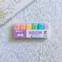 پک 6 رنگ هایلایتر پاستلی خرسی