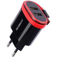شارژر سیم وصل تایپ سی Arson AN-06   دو پورت USB