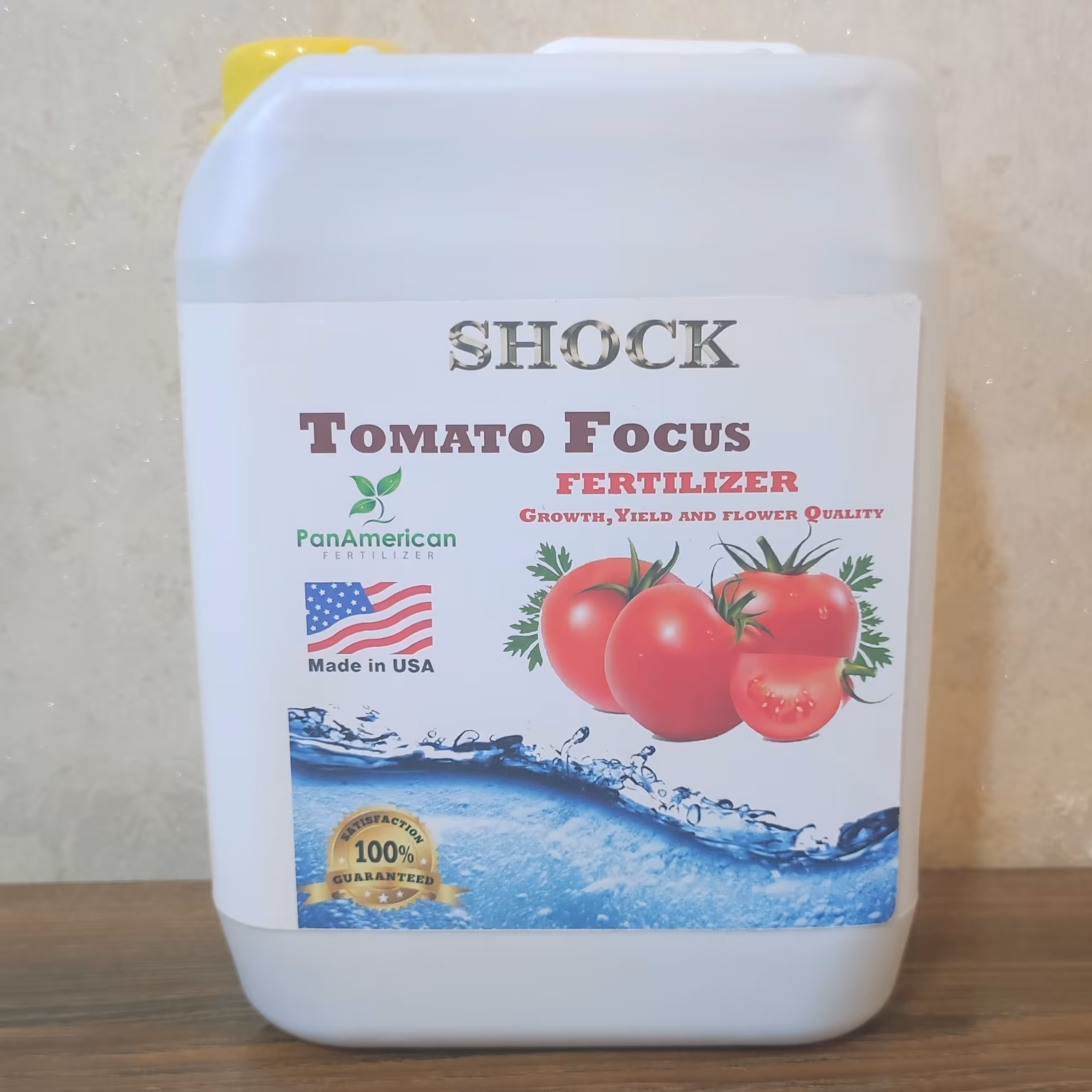 کود گوجه فرنگی شوک 5 لیتری آمریکایی اصل