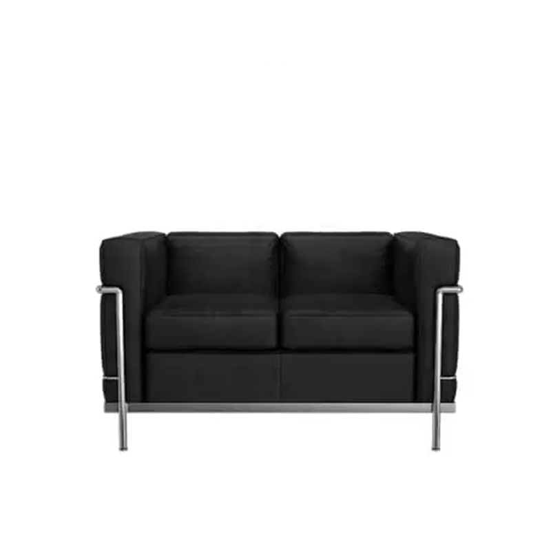 مبل اداری 2 نفره مدل Le Corbusier 4016 اروند‌