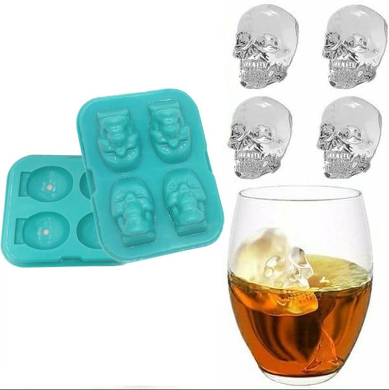 قالب یخ طرح اسکلت جمجمه