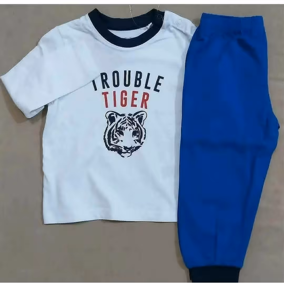 ست بلوز شلوار وارداتی آلمانی بچه‌گانه پسرانه برند محبوب لوپیلو