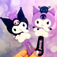 آینه دسته دار چوبی کرومی