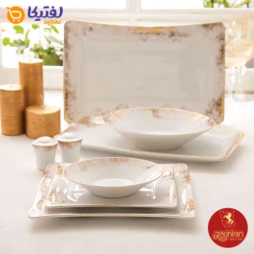 سرویس چینی کلودیا 6 نفره چینی زرین وینچی 30 پارچه