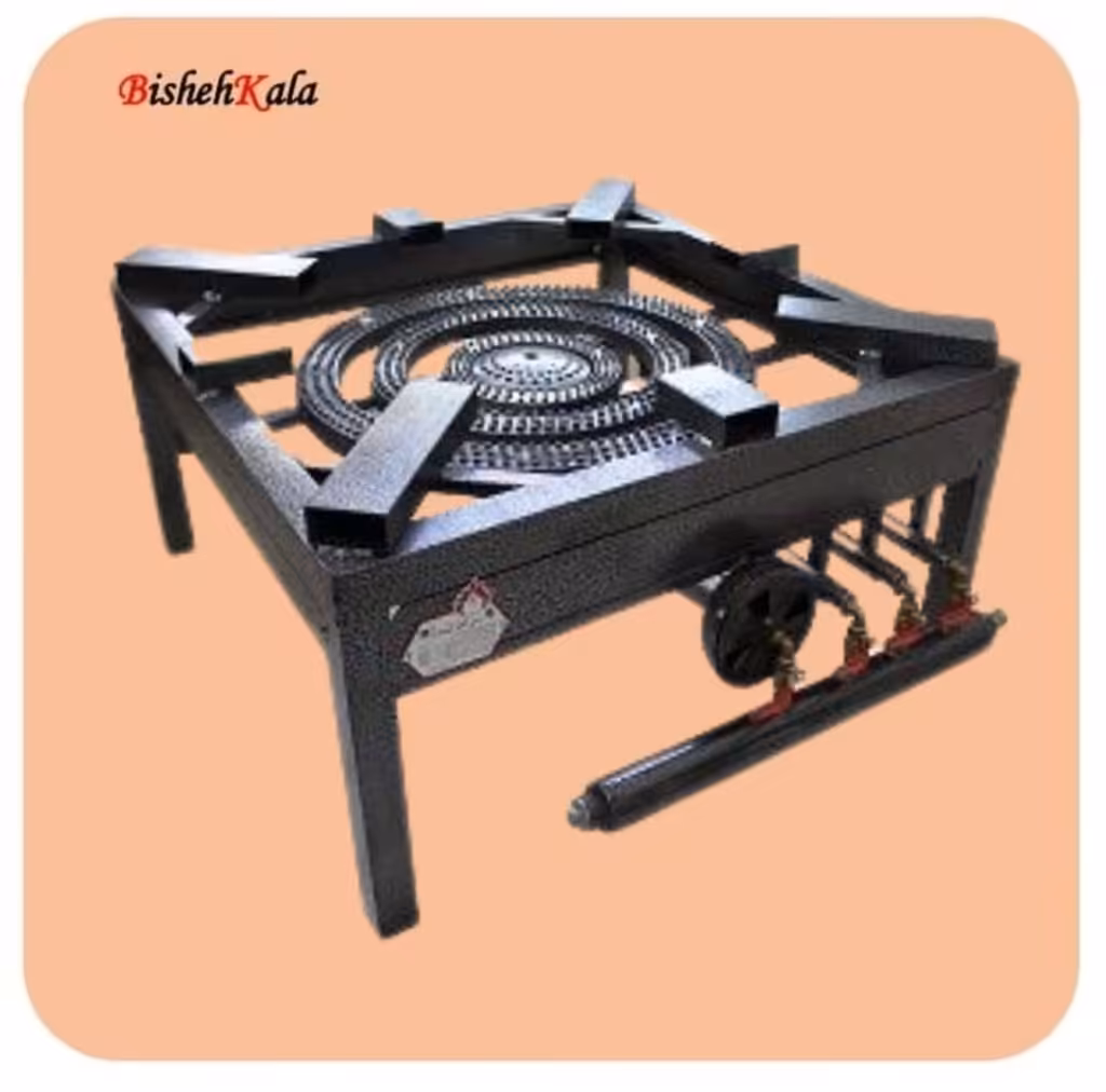 اجاق گاز چهار شعله مشعل دار مدل 502