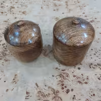 جا ادویه 2 پارچه محصول خراطی 