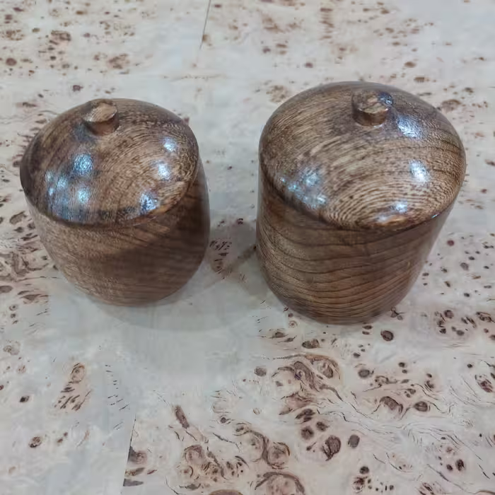 جا ادویه 2 پارچه محصول خراطی 