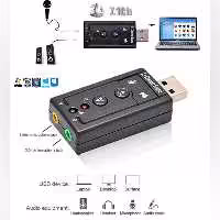 کارت صدا usb ولوم دار usb virtual 7.1 کیفیت عالی