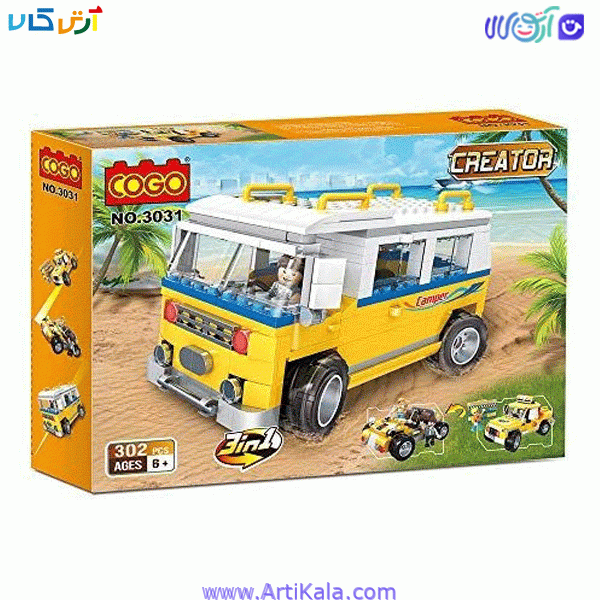 لگو اتوبوس سه مدل مدل 3031