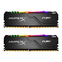 رم کینگستون HyperX FURY RGB 64GB 32GBx2 3200MHz CL16