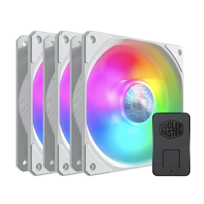 فن کیس کولر مستر مدل SICKLEFLOW 120 WHITE RGB 3In1