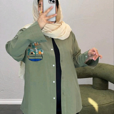 شومیز لنین گلدوزی