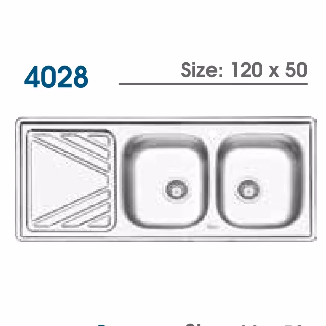سینک ظرفشویی توکار ایلیا استیل (پس کرایه)