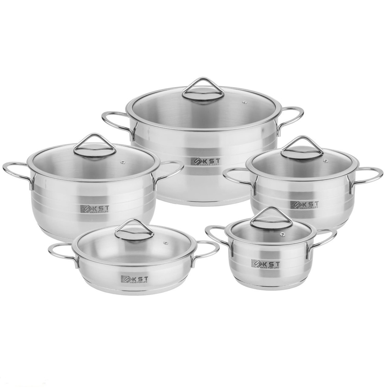 سرویس قابلمه 10 پارچه کی اس تی مدل 5010