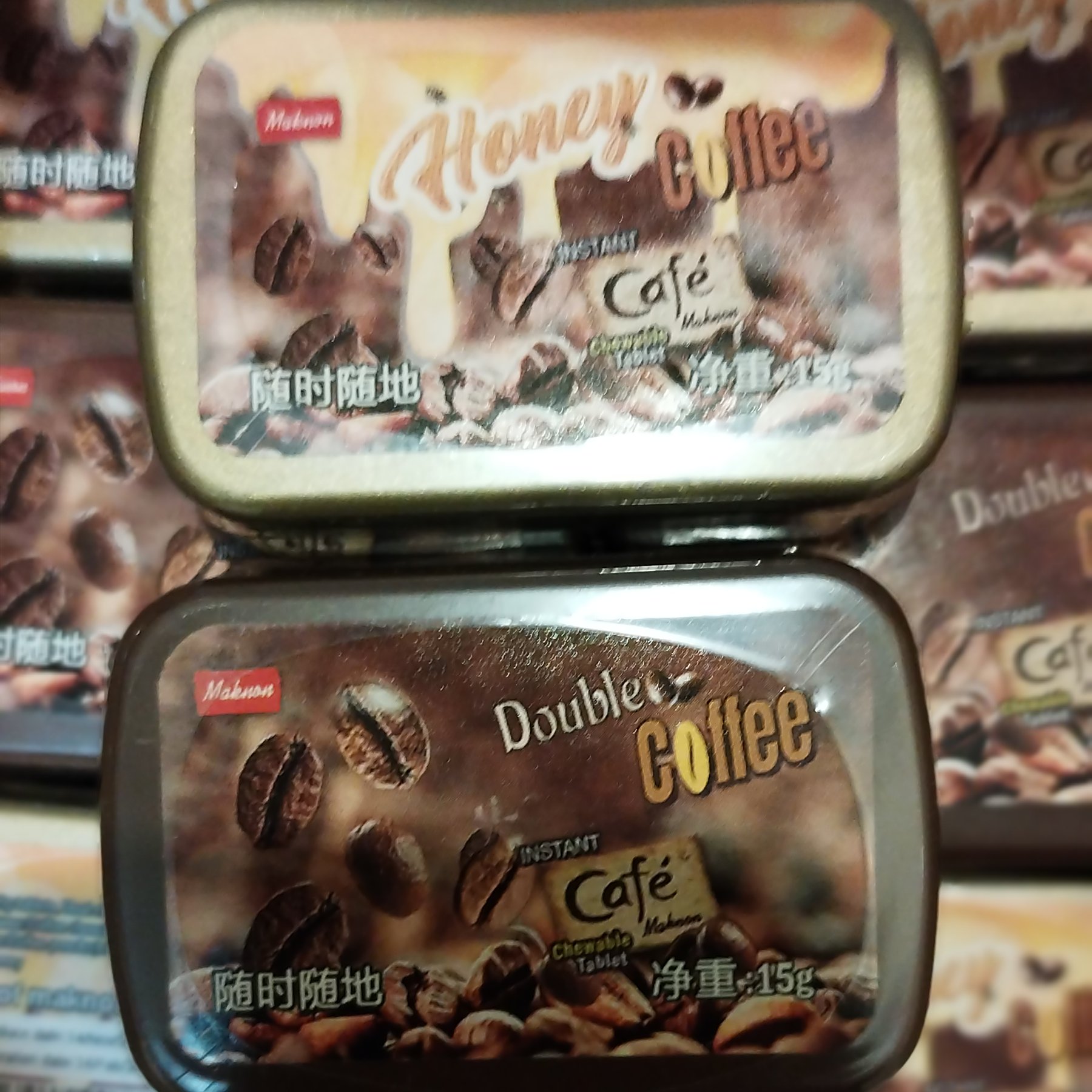 قهوه جویدنی کافئین دار15گرمیdouble coffee