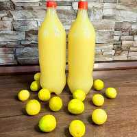 آبلیموی طبیعی پالپدار خانگی ترش یک لیتری تازه درجه یک  بدون افزودنی دلگشا