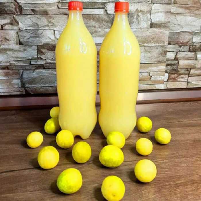 آبلیموی طبیعی پالپدار خانگی ترش یک لیتری تازه درجه یک  بدون افزودنی دلگشا