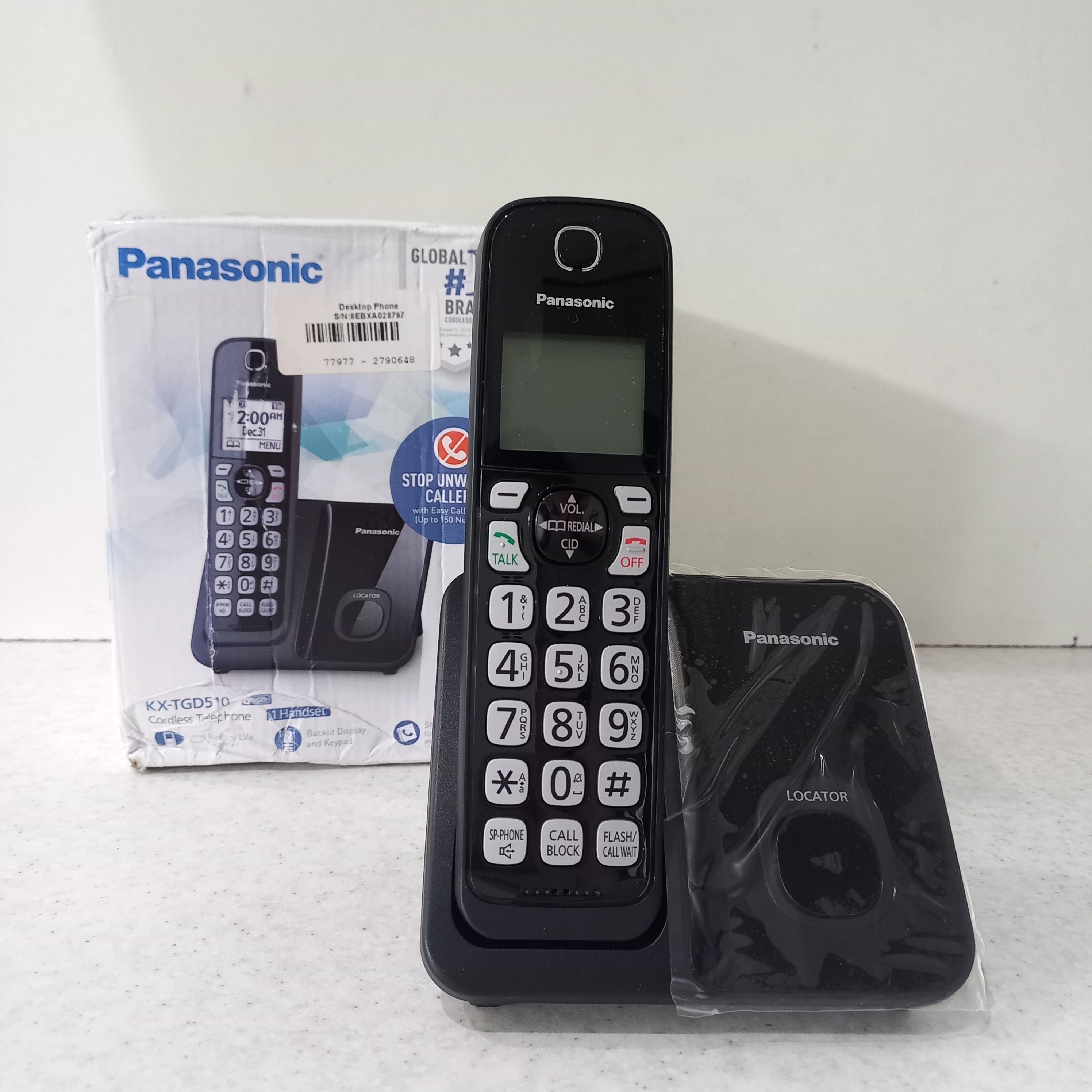 تلفن بی سیم پاناسونیک مدل KX-TGD510 اصلی و با کیفیت