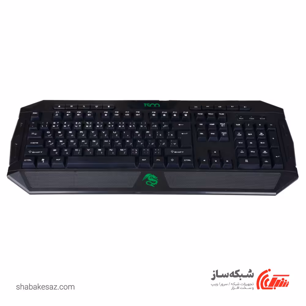 قیمت و خرید کیبورد تسکو TSCO TK 8124 گیمینگ باسیم - شبکه ساز