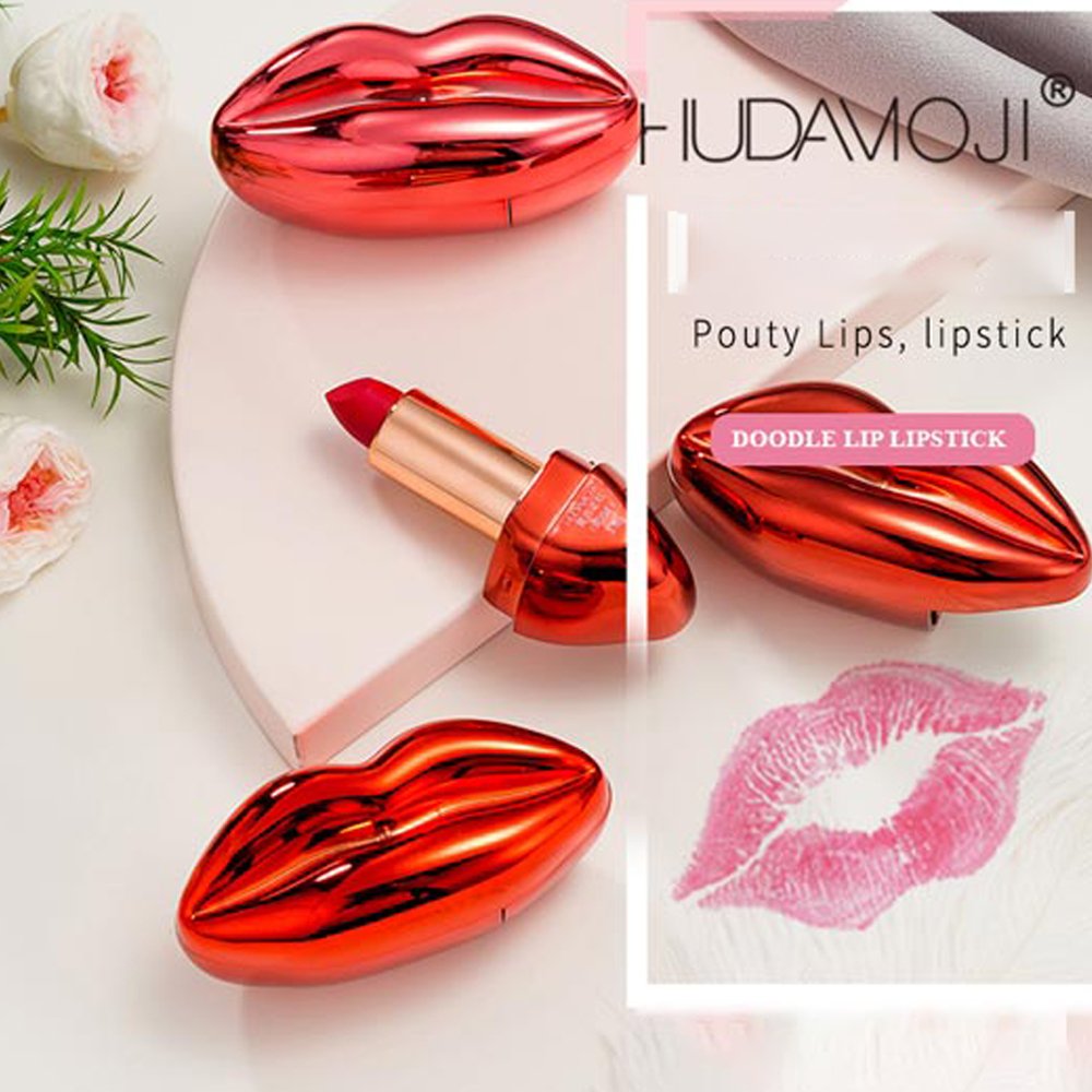 رژ لب جامد هدی موجی طرح لب

