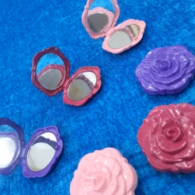 آینه طرح گل لاکی