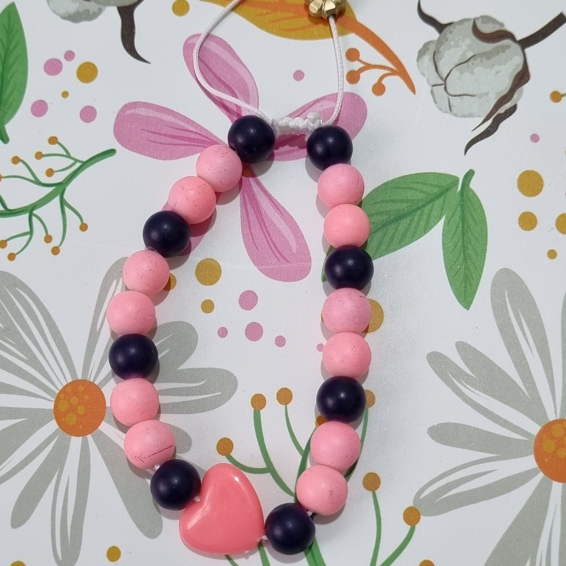 دستبند مهره سنگی،مات،کد1