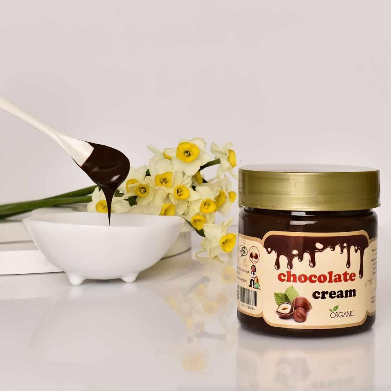 کرم شکلات فندقی روزی پاک