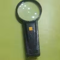 ذره بین چراغدار 75میلی متر  خیام شمالی نوشت افزار پاکزادی 