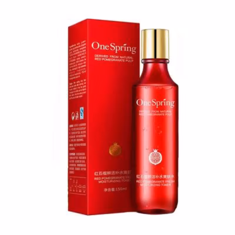 تونر پاک کننده صورت وان اسپرینگ حاوی عصاره انار حجم 150 میل

