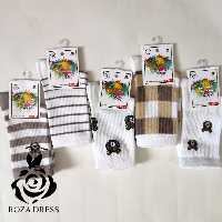 جوراب ساق بلند نخ پنبه با طرحهای کیوت