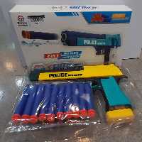 تفنگ اسباب بازی باکیفیت دوکاره آب پاش و تیر ابری کد648اسباب بازی پسرانه