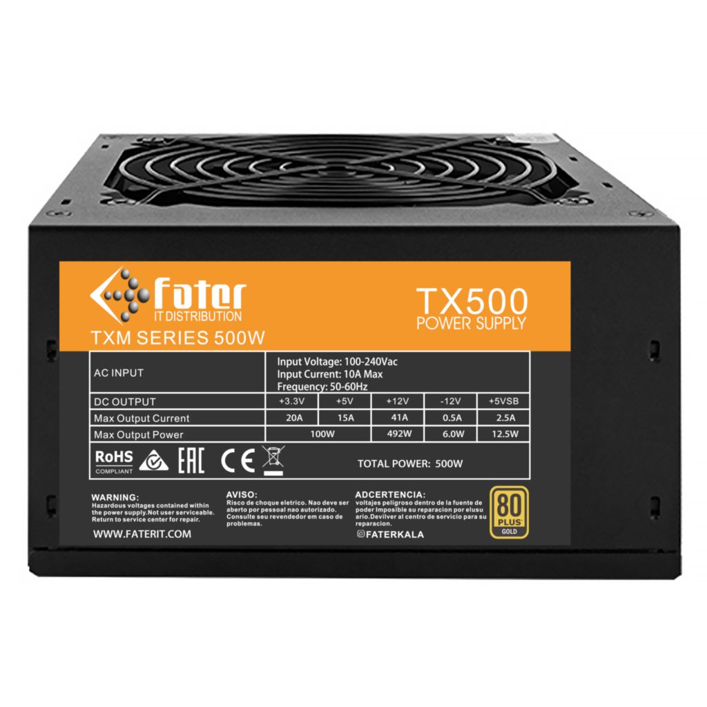 پاور TX500 فاطر - فراز سیستم