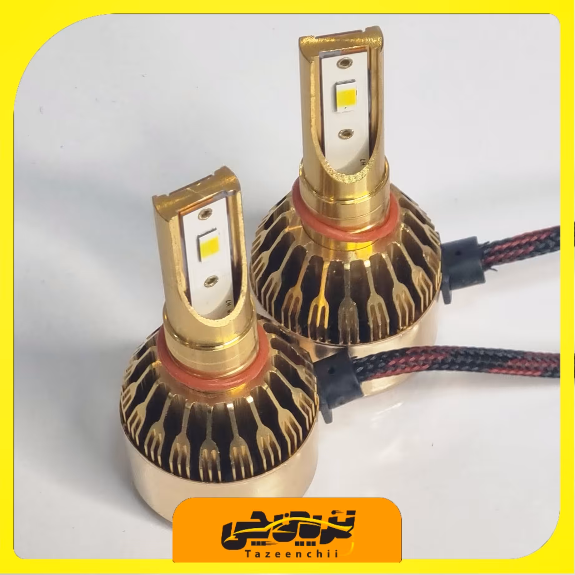 جفت لامپ هدلایت D70 سه رنگ چهارحالته پایهH7+گارانتی+ارسال رایگان+ویدئو