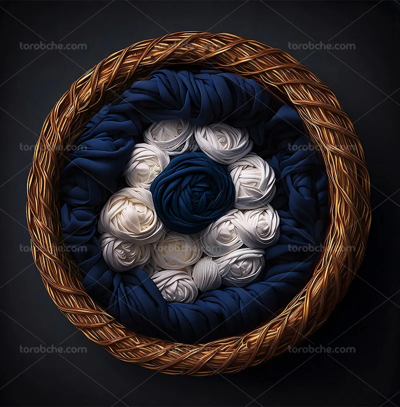 بک دراپ عکاسی با پارچه های سفید و سرمه ای | گرافیک با طعم تربچه