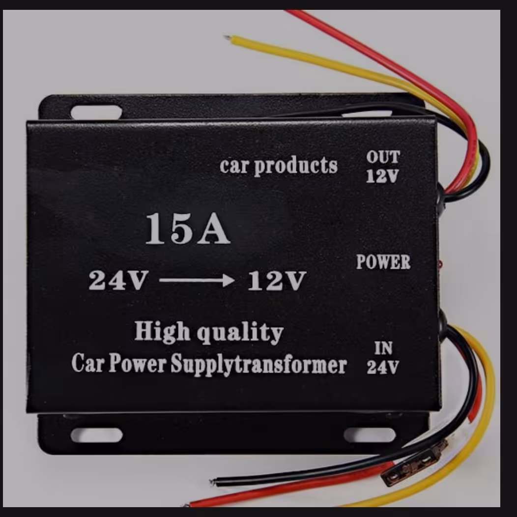 مبدل برق 24 ولت به 12 ولت 15 آمپر 