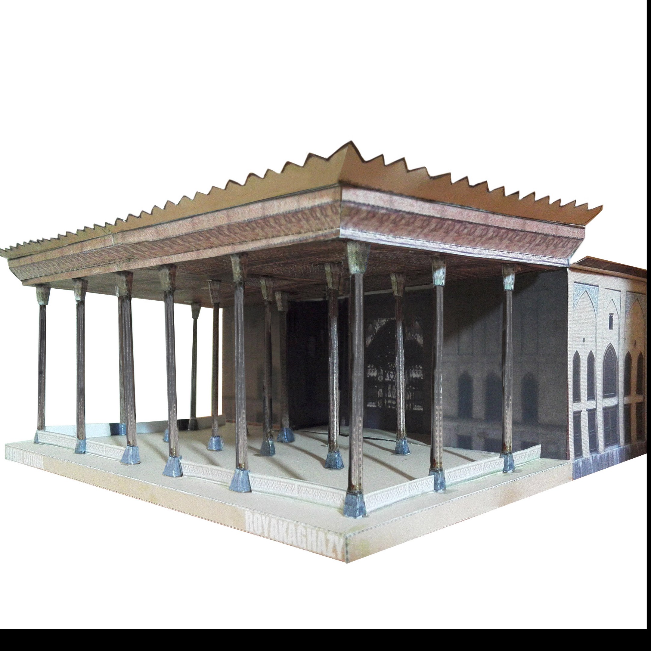 کیت ساخت ماکت کاخ چهل ستون