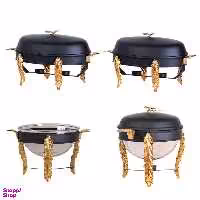 سوفله خوری سالینو مدل بیضی کد 70002 مجموعه 4 عددی