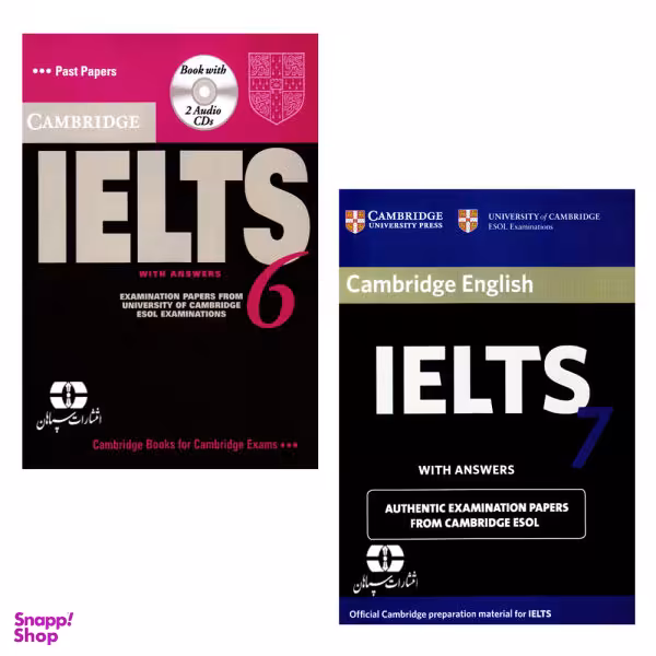 کتاب Cambridge English IELTS اثر جمعی از نویسندگان نشر سپاهان جلد 6 و 7