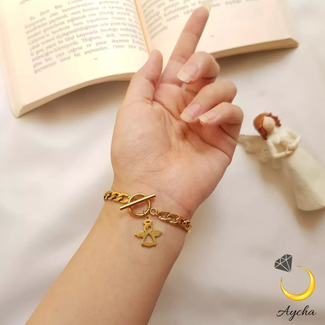 ست دستبند و گردنبند فرشته کارتیر رنگ ثابت