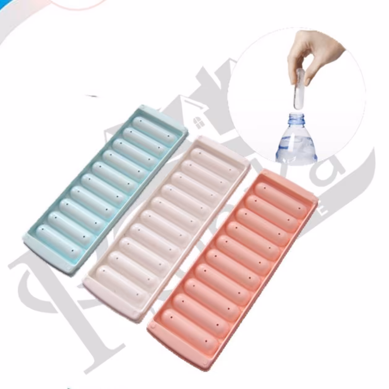 قالب یخ کپسولی بسته سه عددی 