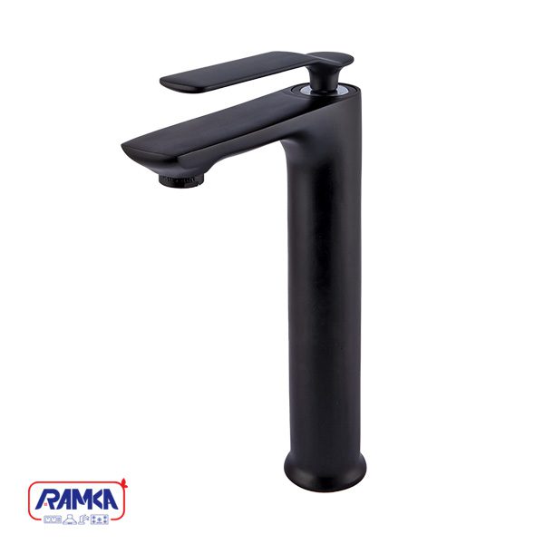 شیر روشویی بلند راسان مدل آوات مشکی