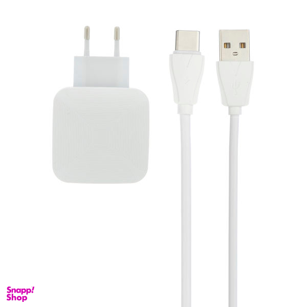 شارژر دیواری الدینیو مدل A3310Q به همراه کابل تبدیل USB-C