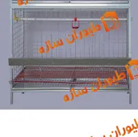 قفس گالوانیزه مرغ امپراطور 1 طبقه