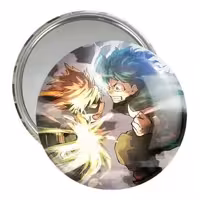 آینه جیبی خندالو مدل دکو و باکوگو انیمه My Hero Academia کد 23493